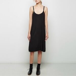 Raquel Allegra Voile Midi Slip Dress Black Small
LBD